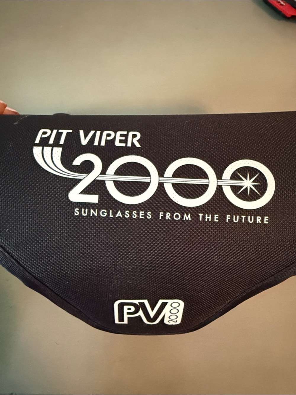 Pit Viper Black Sunglasses with Pouch PV2000 Logo